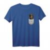 Dackel Teckel Dachshund Brust-Tasche Hundemotiv T-Shirt für Hundebesitzer & Hundeliebhaber – Perfektes Geschenk für Herrchen, Frauchen & Züchter