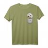 Malteser Maltese Brust-Tasche Pocket Hundebesitzer T-Shirt – Perfektes Geschenk für Hundeliebhaber & Züchter, ideal für Hundeschule & Spaziergänge