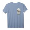 Malteser Maltese Brust-Tasche Pocket Hundebesitzer T-Shirt – Perfektes Geschenk für Hundeliebhaber & Züchter, ideal für Hundeschule & Spaziergänge