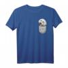 Malteser Maltese Brust-Tasche Pocket Hundebesitzer T-Shirt – Perfektes Geschenk für Hundeliebhaber & Züchter, ideal für Hundeschule & Spaziergänge