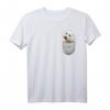 Malteser Maltese Brust-Tasche Pocket Hundebesitzer T-Shirt – Perfektes Geschenk für Hundeliebhaber & Züchter, ideal für Hundeschule & Spaziergänge