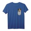 Australian Shepherd Brust-Tasche T-Shirt – Perfektes Geschenk für Hundebesitzer, Hundeliebhaber und Züchter