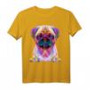 Mops Pop Art Buntes Porträt Hund T-Shirt für Hundeliebhaber, Hundebesitzer & Züchter - Perfektes Geschenk für Hundeschule & Spaziergänge