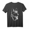 Porträt Deutscher Schäferhund - Hundebesitzer T-Shirt für Hundeliebhaber, Herrchen & Frauchen, perfekte Geschenkidee für Hundeschule & Spaziergänge