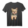 Aquarell Yorkshire Terrier T-Shirt für Hundebesitzer – Perfektes Geschenk für Hundeliebhaber, Herrchen & Frauchen, Züchter & Hundeschulbesuch