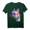 Frenchie Französische Bulldogge Pop Art Porträt T-Shirt – Perfektes Geschenk für Hundeliebhaber, Züchter und Herrchen/Frauchen