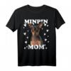 Minpin Mama Mom Mutter Miniature Pinscher Mutti Mum T-Shirt – Perfektes Geschenk für Hundeliebhaber, Züchter & zum Muttertag