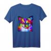 Buntes Pop Art Chihuahua Hundemotiv T-Shirt – Perfektes Geschenk für Hundebesitzer, Hundeliebhaber & Züchter