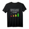 Bremst Du Noch Oder Rekuperierst Du Schon - Elektroauto T-Shirt als lustiges Geschenk für E-Auto Fahrer, Ladestation & Wallbox Fan
