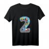 Kinder Geburtstagsshirt 2 Jahre mit Auto & Fahrzeugmotiven – Geburtstagsoutfit für Jungen, Bagger, Polizei, Feuerwehr & Traktor