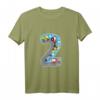 Kinder Geburtstagsshirt 2 Jahre mit Auto & Fahrzeugmotiven – Geburtstagsoutfit für Jungen, Bagger, Polizei, Feuerwehr & Traktor