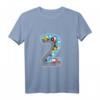 Kinder Geburtstagsshirt 2 Jahre mit Auto & Fahrzeugmotiven – Geburtstagsoutfit für Jungen, Bagger, Polizei, Feuerwehr & Traktor