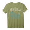 Moin Cooler Spruch T-Shirt mit Hafen, Anker, Meer & Segeln – Perfektes Geschenk für Norddeutschland Fans, Touristen & Segler