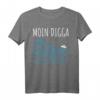 Moin Cooler Spruch T-Shirt mit Hafen, Anker, Meer & Segeln – Perfektes Geschenk für Norddeutschland Fans, Touristen & Segler