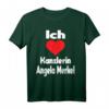 Ich liebe Kanzlerin T-Shirt zum HapFrog – Unterstützen Sie Angela Merkel mit diesem Deutschlandliebe Shirt als Geschenk für Familie und Freunde
