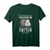 Ratte Entschuldigung Ich Bin Zu Spät T-Shirt – Lustiges Geschenk für Rattenhalter und Nagetierliebhaber