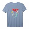 HapFrog The Little Mermaid Ariel und Flounder T-Shirt – Offizielles Disney Merchandise für Fans und Geburtstagsfeiern