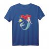 HapFrog The Little Mermaid Ariel und Flounder T-Shirt – Offizielles Disney Merchandise für Fans und Geburtstagsfeiern