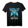 Level 9 Jahre Geburtstagsshirt für junge Gamer - Geschenk für Kinder, Gaming Controller Motiv, perfekt für die nächste Geburtstagsparty & LAN-Party