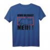 Faule Katze - bevor du fragst NEIN Statement T-Shirt für Misanthropen, Humor und Kontaktmuffel – Perfektes Geschenk zu Weihnachten & Geburtstag