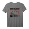 Faule Katze - bevor du fragst NEIN Statement T-Shirt für Misanthropen, Humor und Kontaktmuffel – Perfektes Geschenk zu Weihnachten & Geburtstag