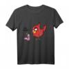 ÄÄH Miau?! Lustiges Vogel und Wurm Fun Witz Spruch T-Shirt – Humorvolles Cartoon Style Shirt für Frauen, Männer und Kinder