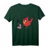ÄÄH Miau?! Lustiges Vogel und Wurm Fun Witz Spruch T-Shirt – Humorvolles Cartoon Style Shirt für Frauen, Männer und Kinder
