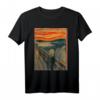 Der Schrei von Edvard Munch Expressionismus T-Shirt – Ikonisches Kunstwerk für Kunstliebhaber und Fans berühmter Maler