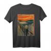 Der Schrei von Edvard Munch Expressionismus T-Shirt – Ikonisches Kunstwerk für Kunstliebhaber und Fans berühmter Maler