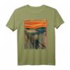 Der Schrei von Edvard Munch Expressionismus T-Shirt – Ikonisches Kunstwerk für Kunstliebhaber und Fans berühmter Maler