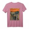 Der Schrei von Edvard Munch Expressionismus T-Shirt – Ikonisches Kunstwerk für Kunstliebhaber und Fans berühmter Maler