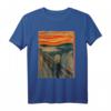 Der Schrei von Edvard Munch Expressionismus T-Shirt – Ikonisches Kunstwerk für Kunstliebhaber und Fans berühmter Maler