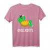 Chillkröte lustiges Schildkröte T-Shirt für Männer, Frauen und Kinder – Originelles Tierdesign mit Humor, perfekt als Geschenk zu Geburtstag und Weihnachten