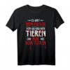 Kein Fleisch von glücklichen Tieren Vegan Tierschutz Spruch T-Shirt – Für Tierschützer, Veganer & Vegetarier als Geschenk zu Geburtstag & Weihnachten