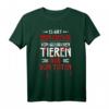 Kein Fleisch von glücklichen Tieren Vegan Tierschutz Spruch T-Shirt – Für Tierschützer, Veganer & Vegetarier als Geschenk zu Geburtstag & Weihnachten