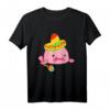 Lustiges Blobfisch Kostüm T-Shirt mit Mexikanischem Sombrero & Maracas – Perfekt für Fiesta, Mexiko-Reise & Meeresliebhaber