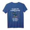 Dackel Glitzer Hundehalter T-Shirt - Lustige Geschenkidee für Hundeliebhaber, Dackel Fans & Hundebesitzer zum Geburtstag & Weihnachten