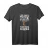 Lustiges Yorkshire Terrier Hund T-Shirt für Frauen – Mit Spruch 'Leg dich niemals mit einer Frau an die einen Yorkshire Terrier hält' für Hundeliebhaberinnen und Gassi-Gängerinnen