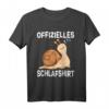 Offizielles Schnecken Schlafshirt – Lustiges Schlafanzug T-Shirt für Männer, Frauen & Kinder als Geschenk zu Geburtstag, Weihnachten, Mutter- & Vatertag