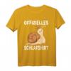 Offizielles Schnecken Schlafshirt – Lustiges Schlafanzug T-Shirt für Männer, Frauen & Kinder als Geschenk zu Geburtstag, Weihnachten, Mutter- & Vatertag