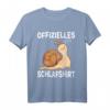 Offizielles Schnecken Schlafshirt – Lustiges Schlafanzug T-Shirt für Männer, Frauen & Kinder als Geschenk zu Geburtstag, Weihnachten, Mutter- & Vatertag