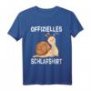 Offizielles Schnecken Schlafshirt – Lustiges Schlafanzug T-Shirt für Männer, Frauen & Kinder als Geschenk zu Geburtstag, Weihnachten, Mutter- & Vatertag