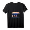 Damen Kalifornien Bär Grizzly Souvenir T-Shirt mit V-Ausschnitt – Perfektes Geschenk für Kalifornien-Liebhaber