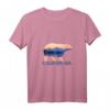 Damen Kalifornien Bär Grizzly Souvenir T-Shirt mit V-Ausschnitt – Perfektes Geschenk für Kalifornien-Liebhaber