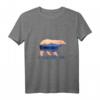 Damen Kalifornien Bär Grizzly Souvenir T-Shirt mit V-Ausschnitt – Perfektes Geschenk für Kalifornien-Liebhaber