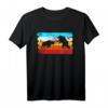 Bulle gegen Bär Aktionär T-Shirt - Retro Design für Privatanleger, ETF Sparer & Aktienfan, Perfekt als Geschenk für Börsenprofis