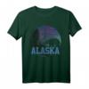 Alaska Shirt mit Grizzly Bär und Bergen - Vintage Outdoor Souvenir Geschenk T-Shirt für Natur- und Tierliebhaber