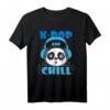 K-Pop und Chill Panda Tierliebhaber Bär T-Shirt – Süßes Kawaii Panda Shirt als Weihnachts- oder Geburtstagsgeschenk für Tierfans