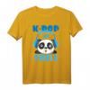 K-Pop und Chill Panda Tierliebhaber Bär T-Shirt – Süßes Kawaii Panda Shirt als Weihnachts- oder Geburtstagsgeschenk für Tierfans