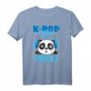 K-Pop und Chill Panda Tierliebhaber Bär T-Shirt – Süßes Kawaii Panda Shirt als Weihnachts- oder Geburtstagsgeschenk für Tierfans